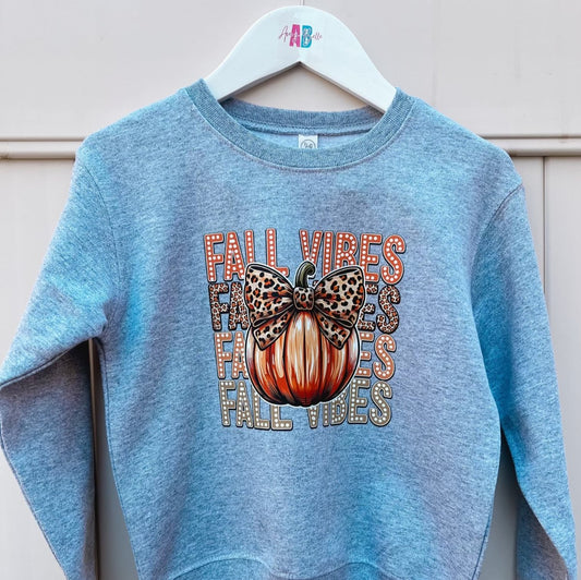 Fall Vibes Toddler Crewneck