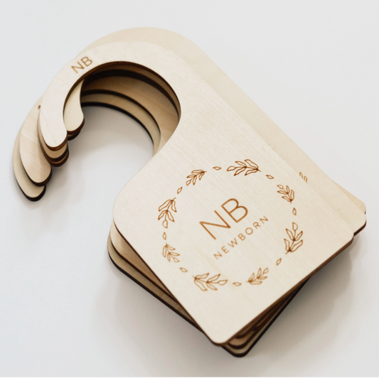 Wooden Baby Nursery Closet Dividers