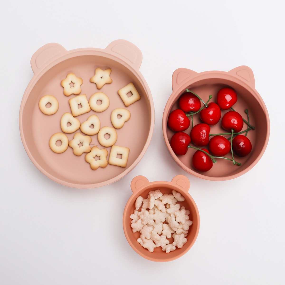 Ali+Oli (3pc) Stackable Snack Bowl Set