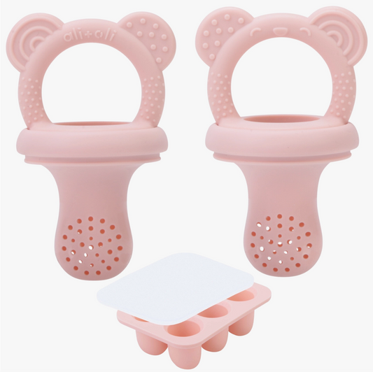 Food & Fruit Pacifier Feeder & Freezer Tray 3pc