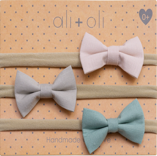 Ali + Oli Headband Bow Set