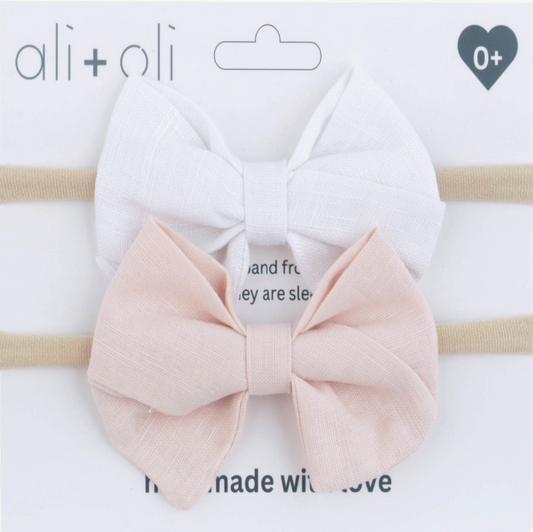 Ali + Oli Headband Bow Set