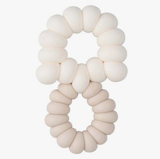 Ali+Oli Mushroom Teether (Soft White & Natural)