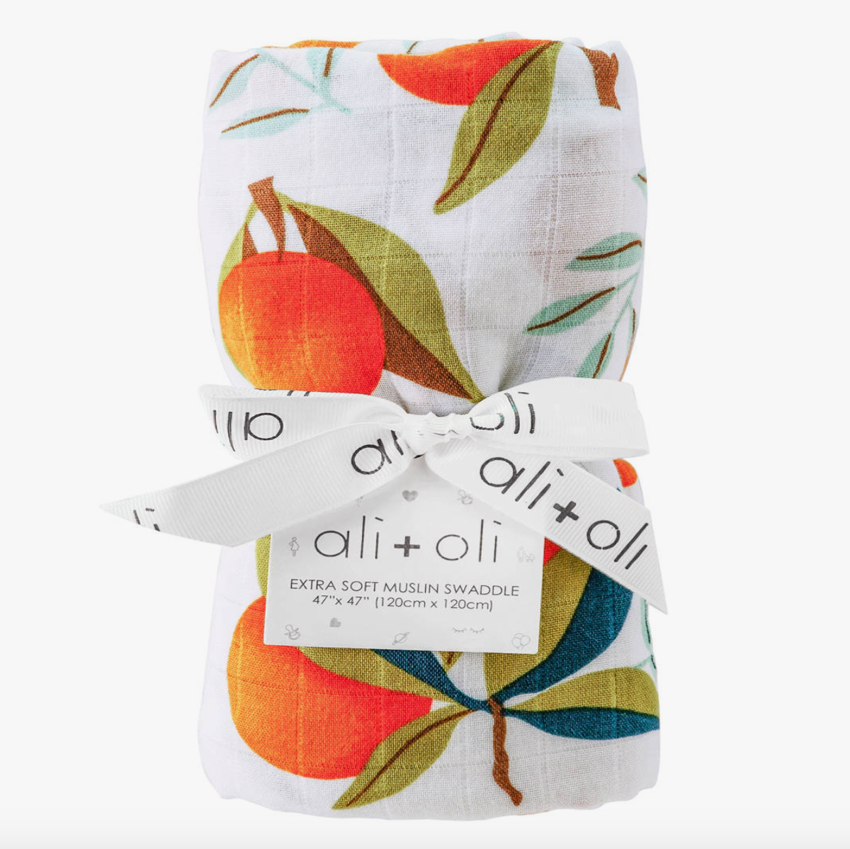 Ali+Oli Muslin Swaddle Blanket