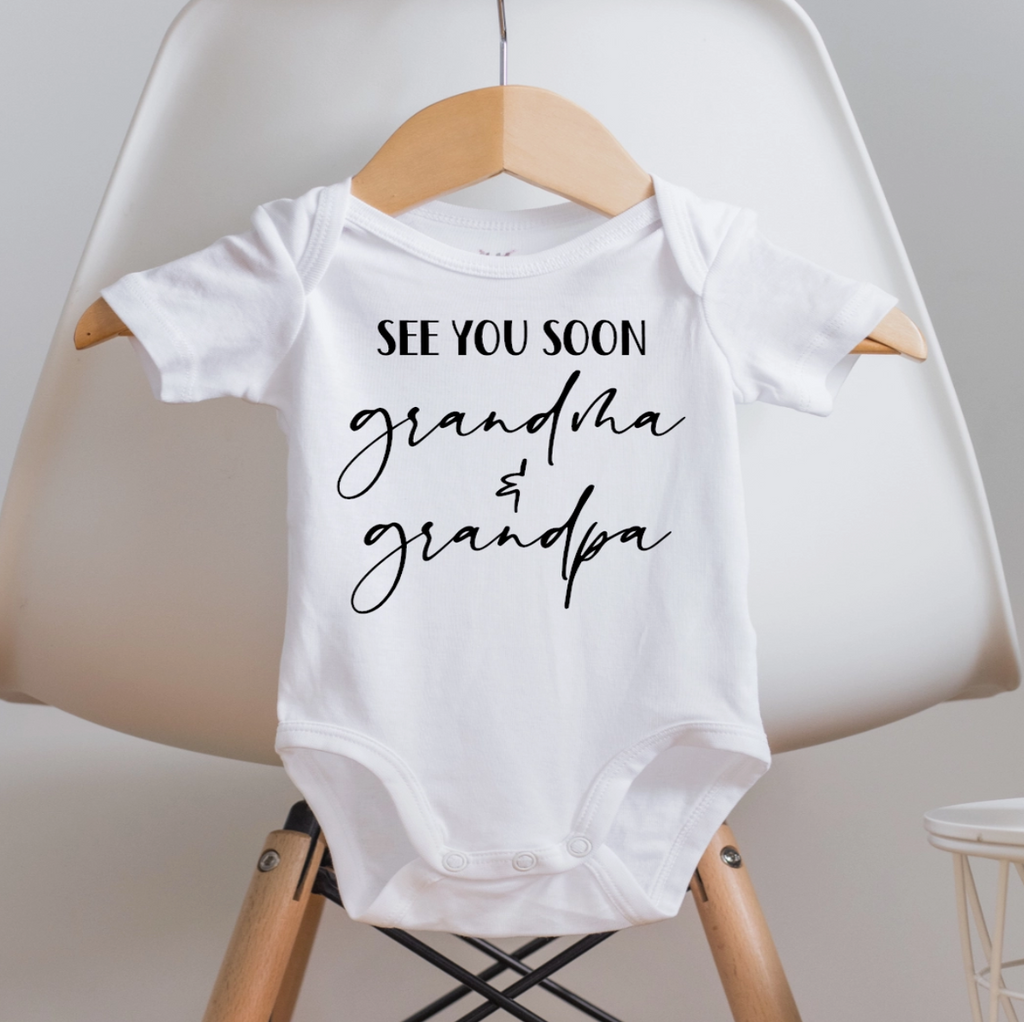See You Soon Grandma & Grandpa - Gerber Onesie