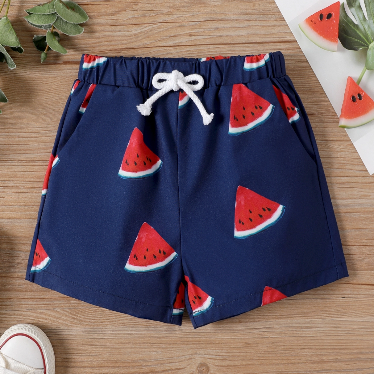 Watermelon Allover Print Shorts