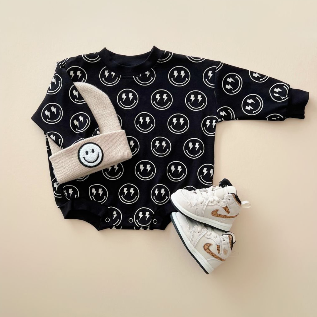 Bubble Romper | Electric Smiley