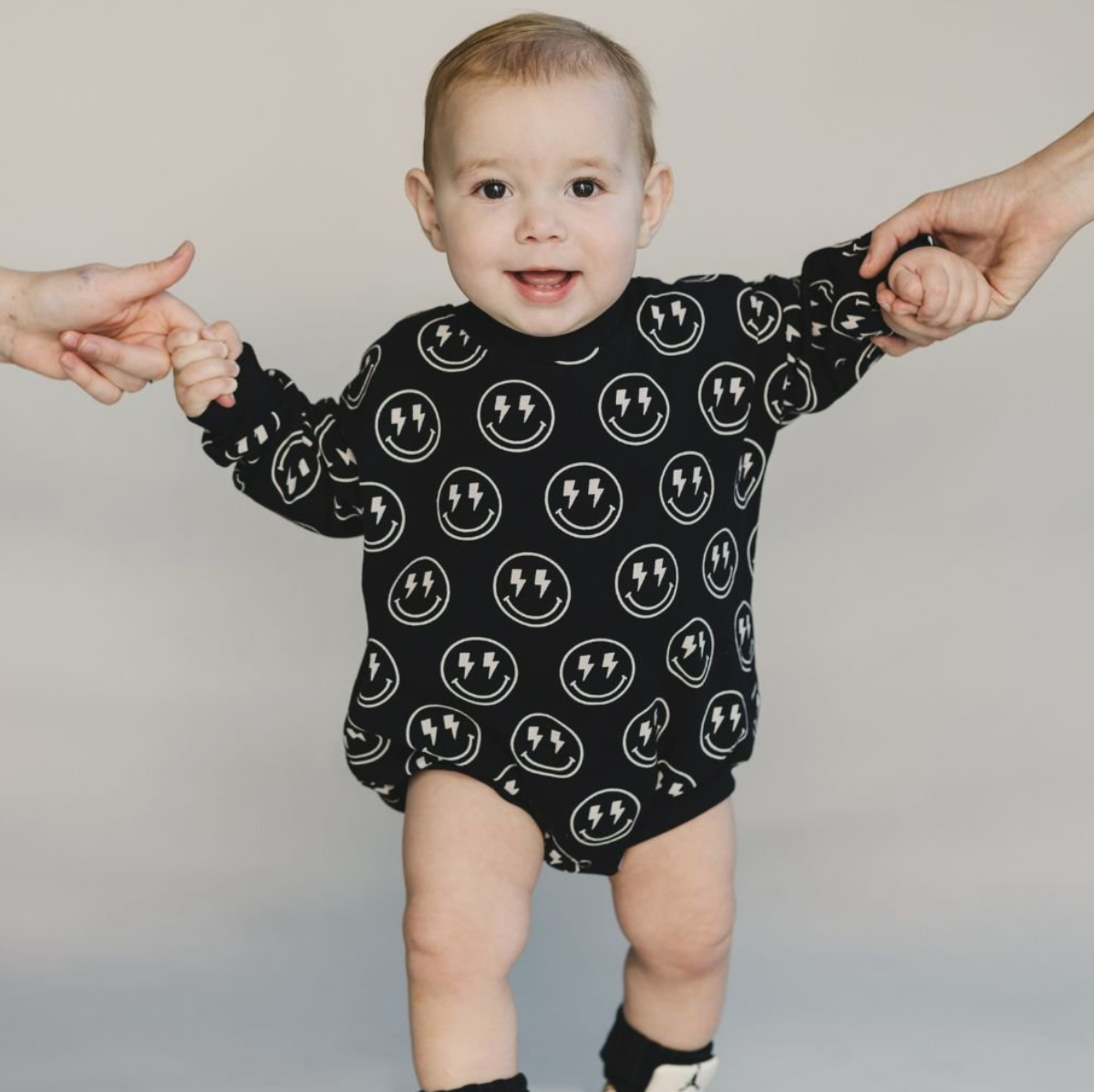 Bubble Romper | Electric Smiley