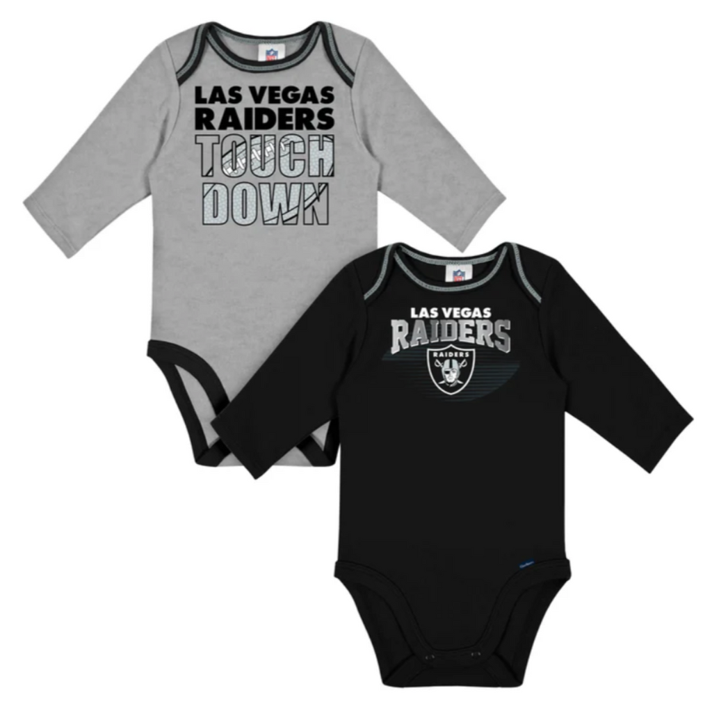 2-Pack Raiders Long Sleeved Onesies - NFL Official - By Gerber