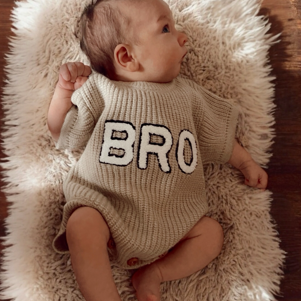 SpearmintLOVE Bro Sweater Romper Cocoa