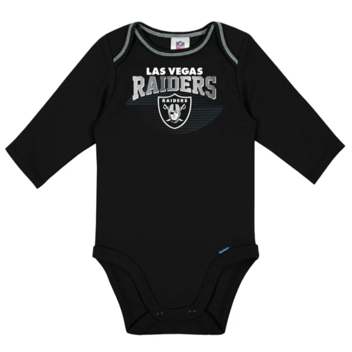 2-Pack Raiders Long Sleeved Onesies - NFL Official