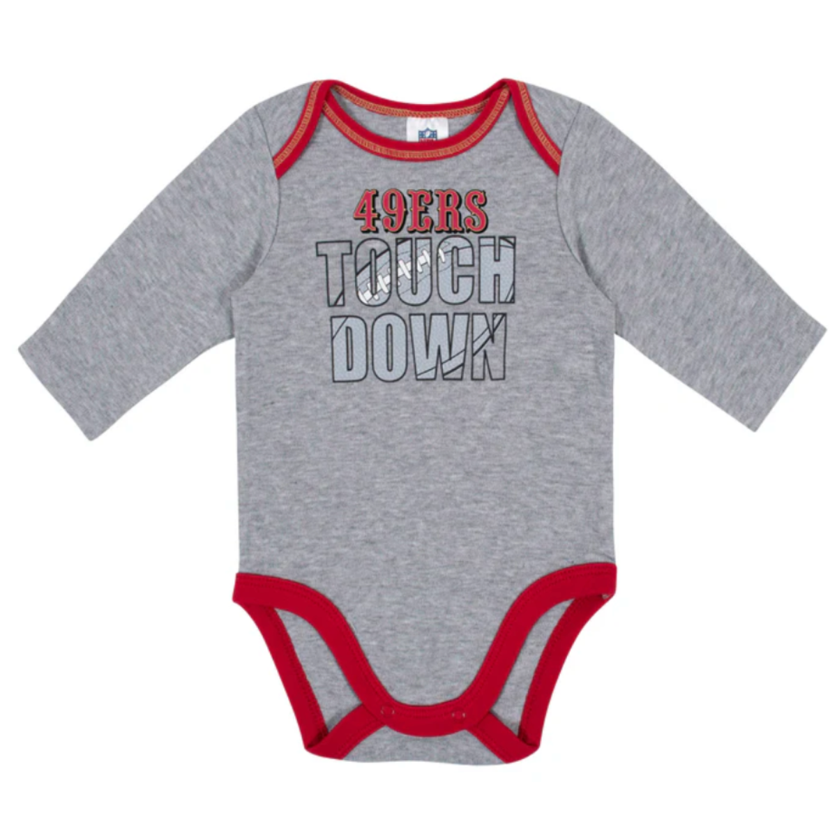 2-Pack 49ers Long Sleeved Onesies - NFL Official - By Gerber