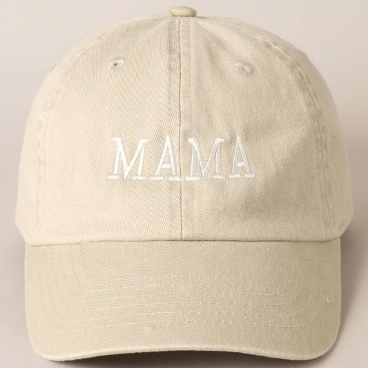 MAMA Embroidered Cotton Baseball Cap