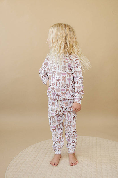 Jogger Set | Mocha Bows