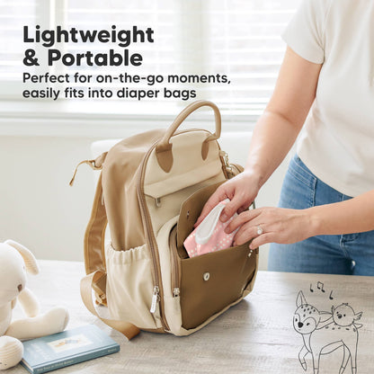 6-Pack Organic Cami Baby Washcloths for Face & Bath Towels