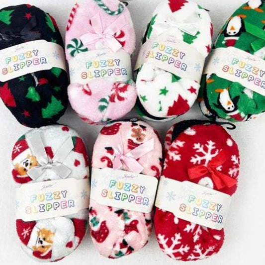 Kids Christmas Indoor Slipper