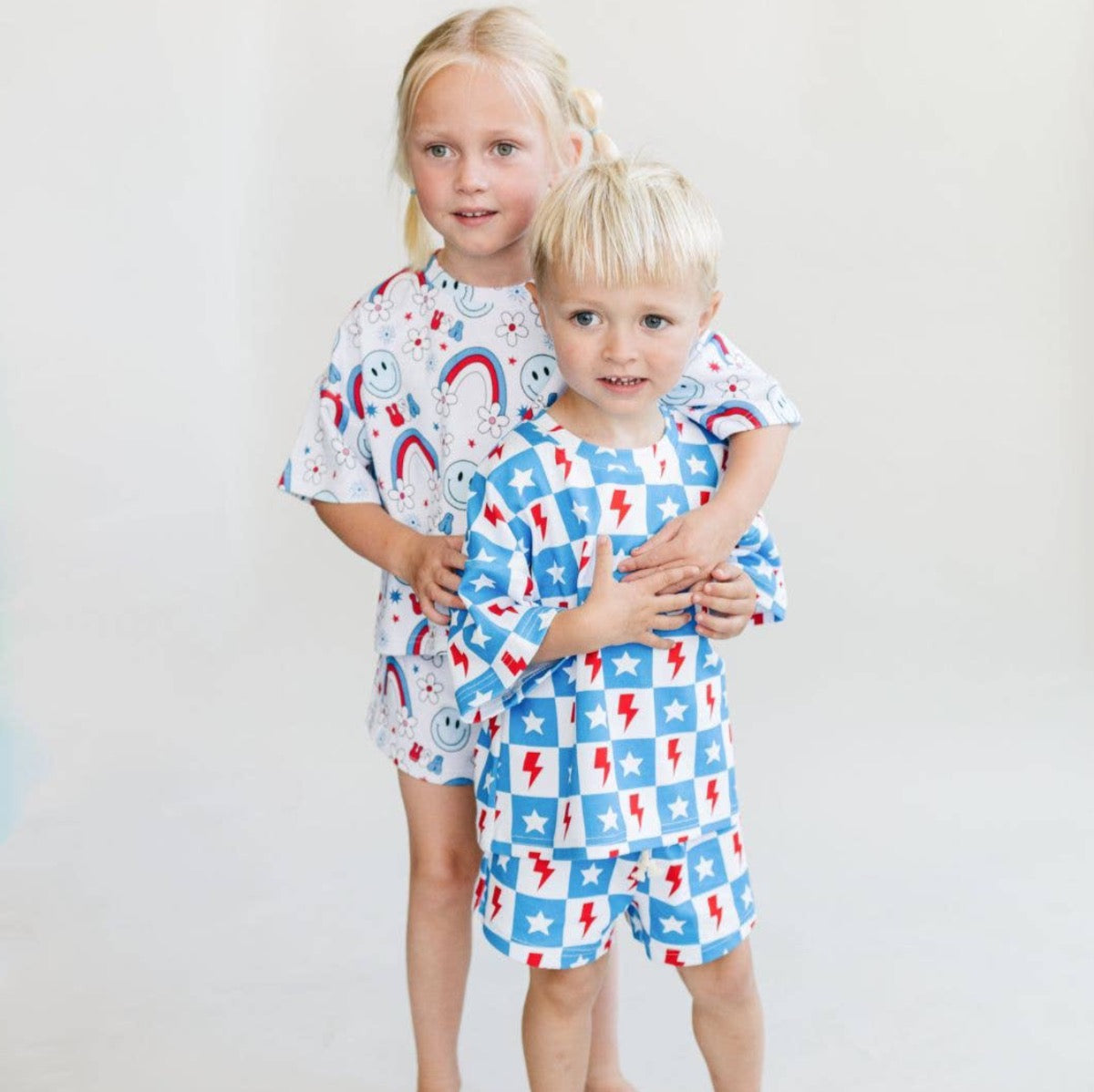 4th of July Kids' Shorts Set | Little Miss USA