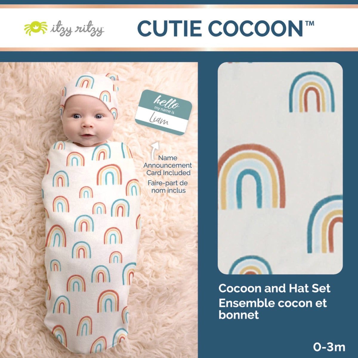 Cutie Cocoon™ Matching Cocoon & Hat Sets