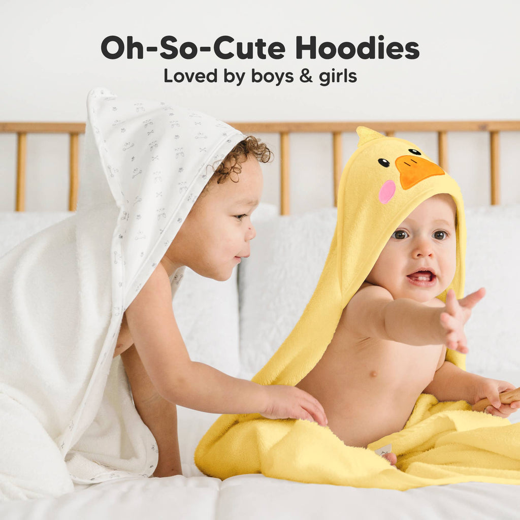 KeaBabies Cuddle Baby Hooded Towel