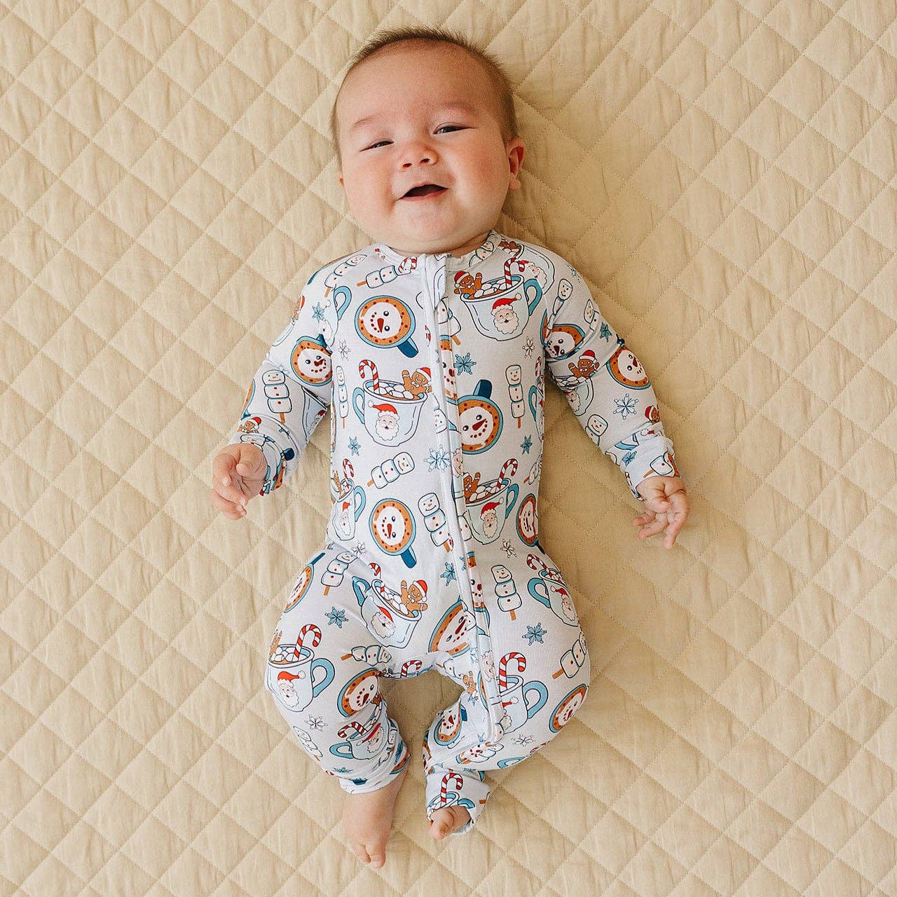 Bamboo Zip Romper | Merry Munchkins