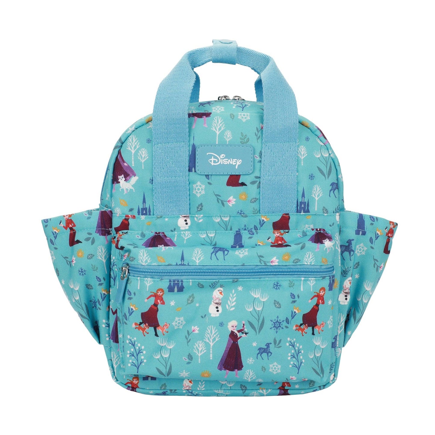 Frozen Elsa, Anna, And Olaf All-Over Print 16” Toddler Backpack