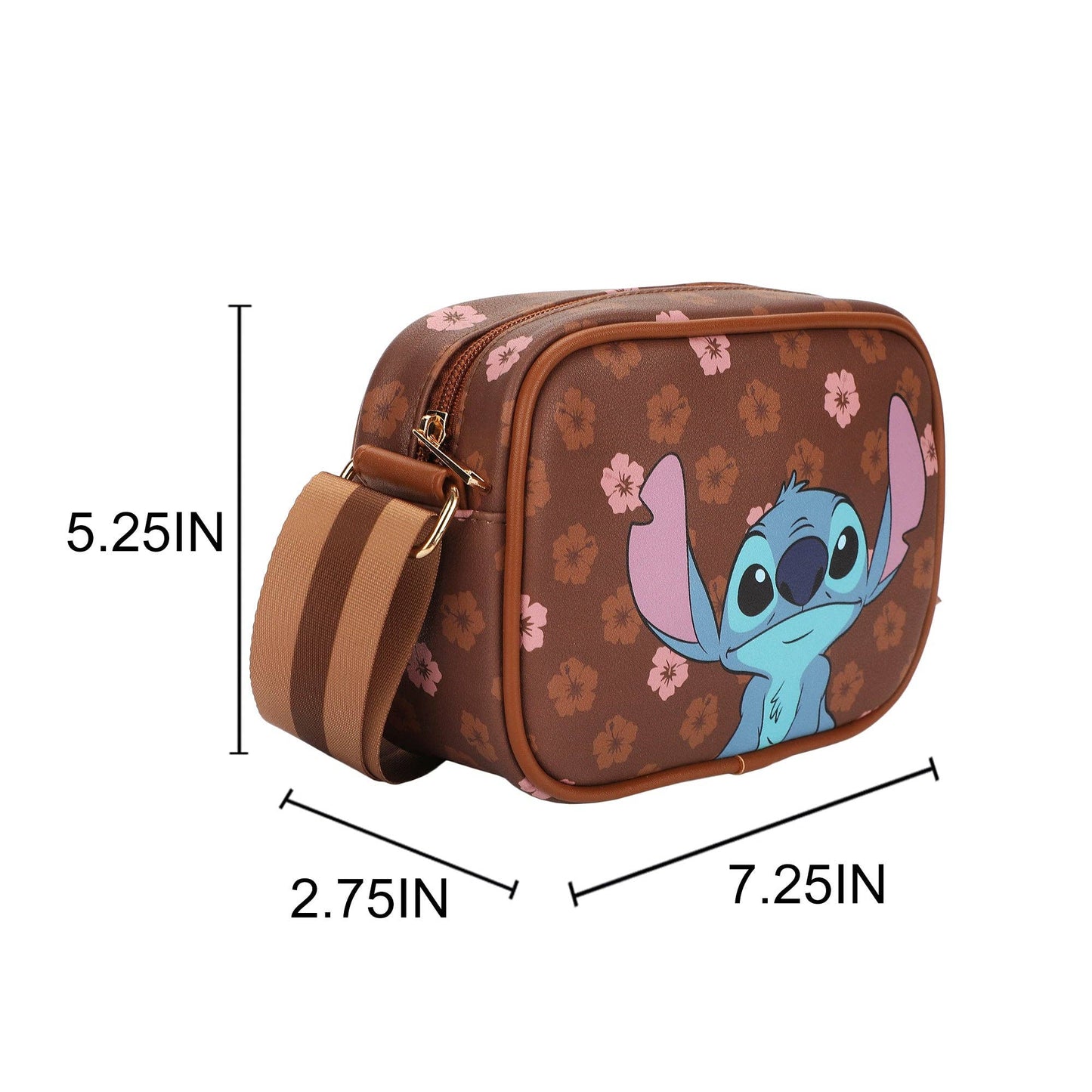 Disney's Stitch Crossbody Bag With Adjustable Strap