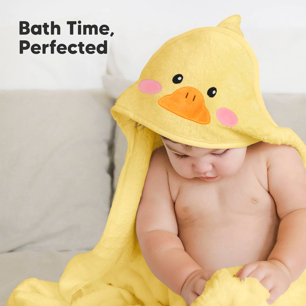 KeaBabies Cuddle Baby Hooded Towel