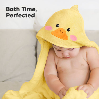 KeaBabies Cuddle Baby Hooded Towel