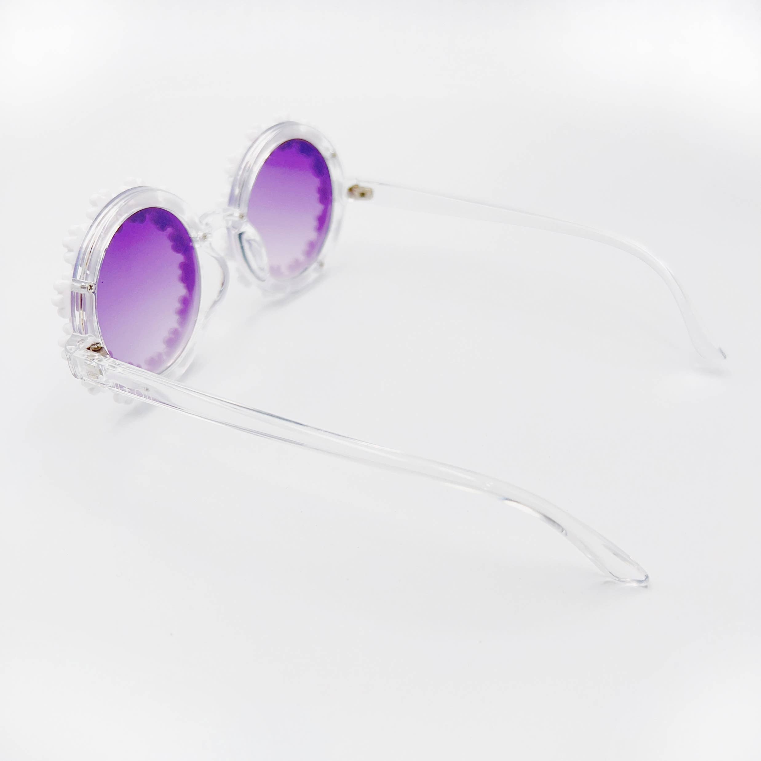 Sunglasses for Kids (Daisy White) Flower Frame