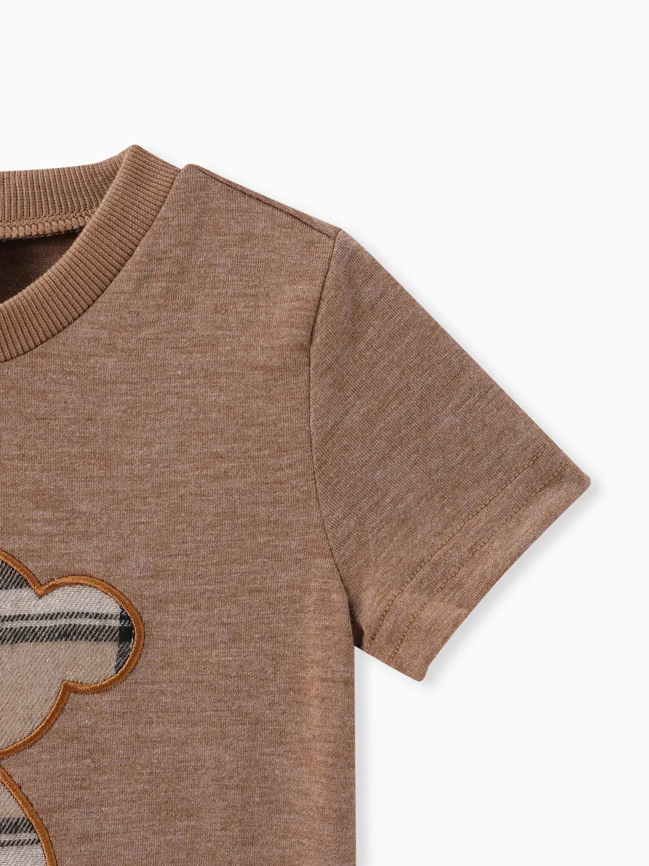 Baby Boy 2pcs Bear Style Short-sleeve Tee & Shorts Set