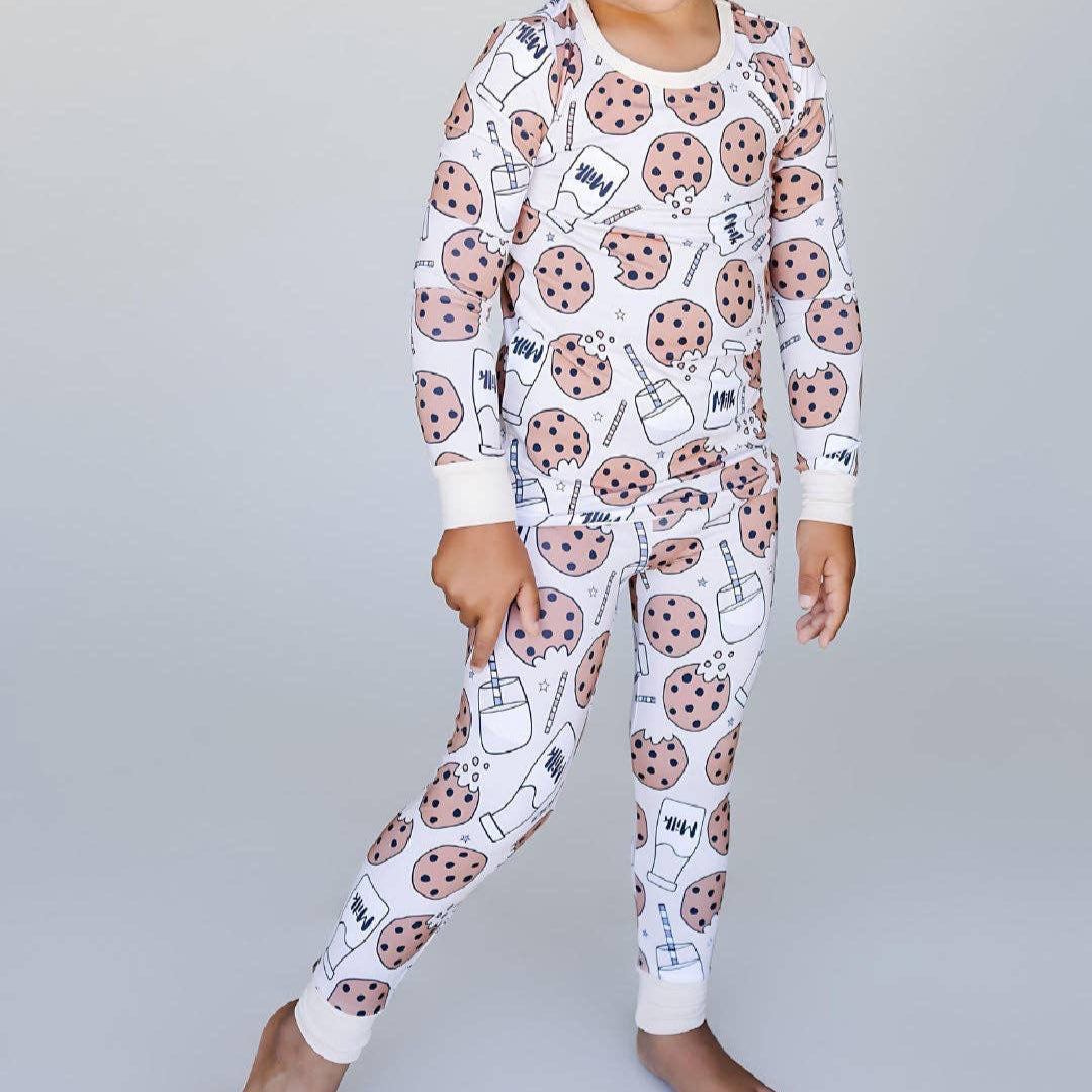 Bamboo Kids' Two Piece Set | Milk & Cookies