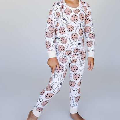 Bamboo Kids' Two Piece Set | Milk & Cookies