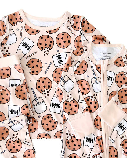 Bamboo Kids' Two Piece Set | Milk & Cookies
