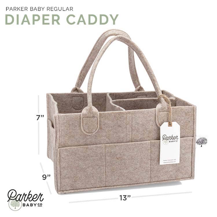 Diaper Caddy in Oatmeal