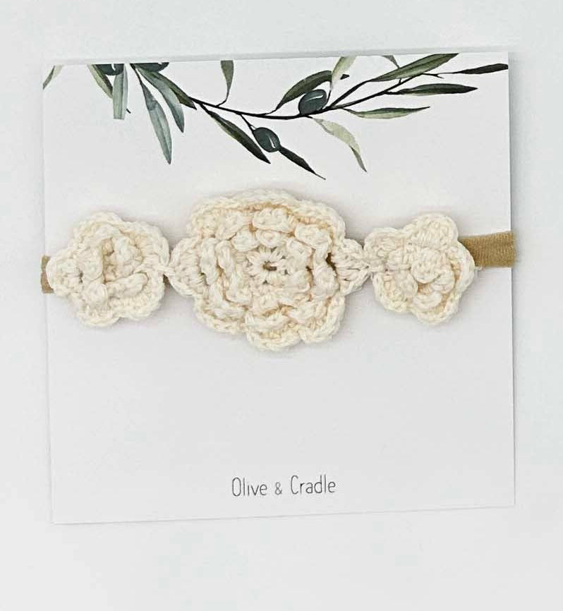 Crochet Flower Headband