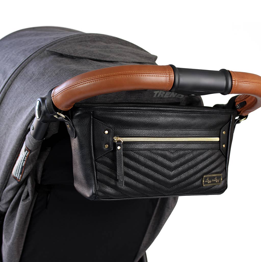 Jetsetter Black Travel Stroller + Wagon Caddy