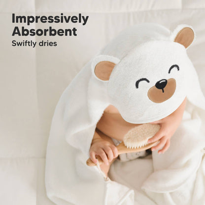 KeaBabies Cuddle Baby Hooded Towel