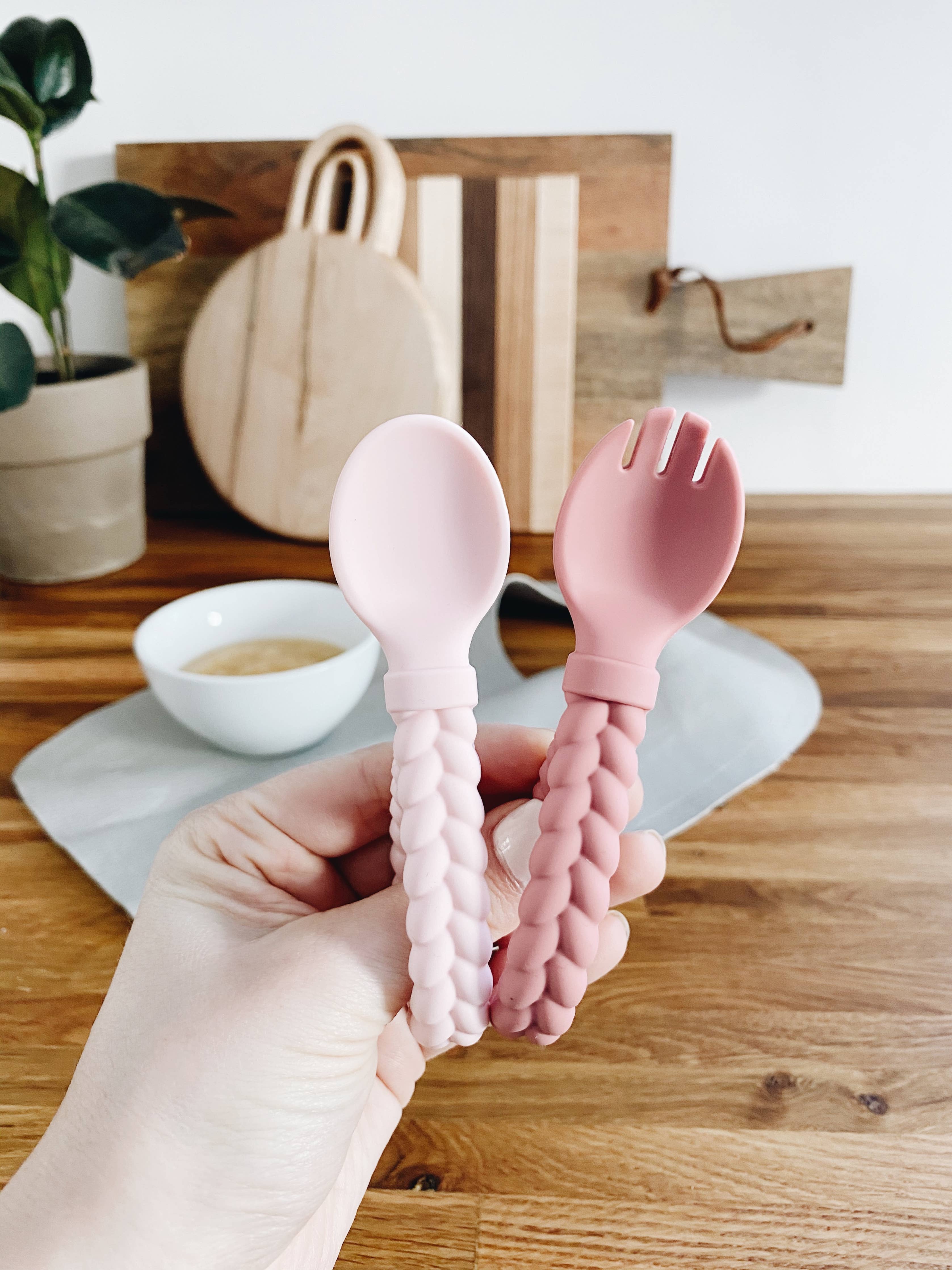 Itzy Ritzy Sweetie Spoons™ Spoon + Fork Set