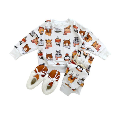 Lucky Panda Kids Jogger Set  |  Cozy Pals